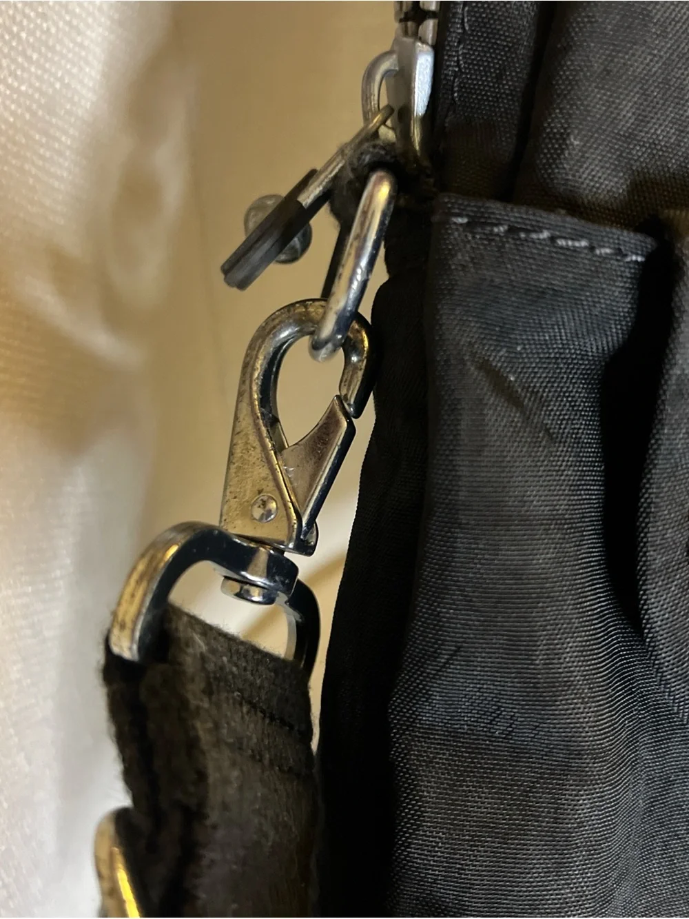 Kipling Black Men's Laptop Bag with Top Handles